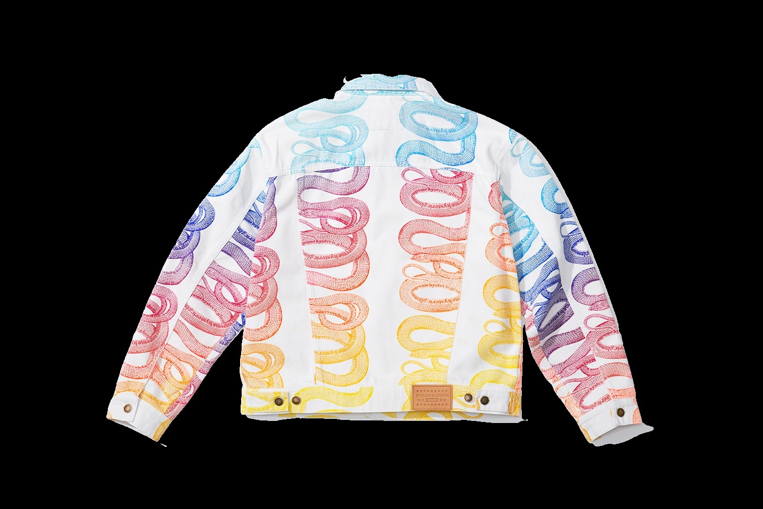 Supreme®/HYSTERIC GLAMOUR Snake Denim Trucker Jacket view 3